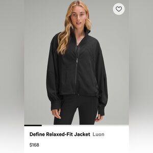 Lululemon define relaxed fit jacket